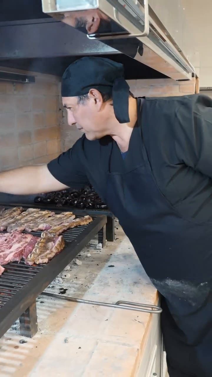 El asador, a la vista