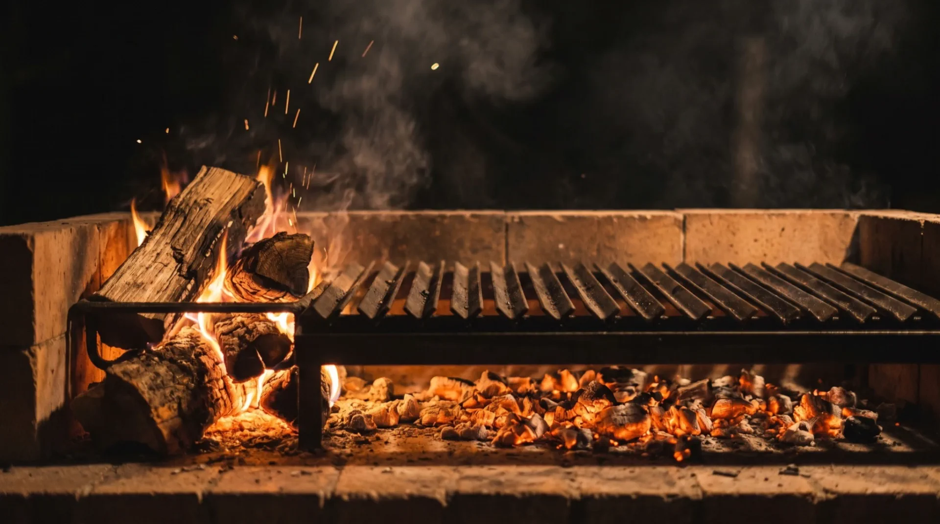 La parrilla de La Querencia: la carne pasa del fuego a la tabla con papas fritas y empanadas
